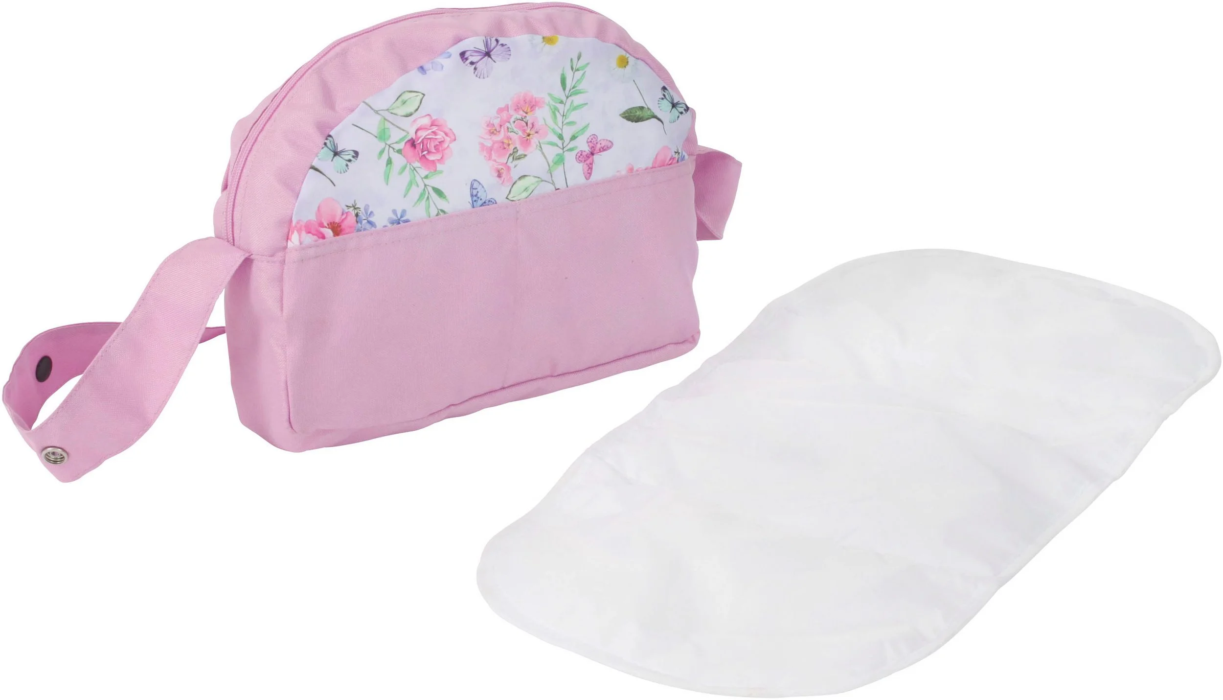 Puppen-Wickeltasche – mit Wickelunterlage & Umhängefunktion